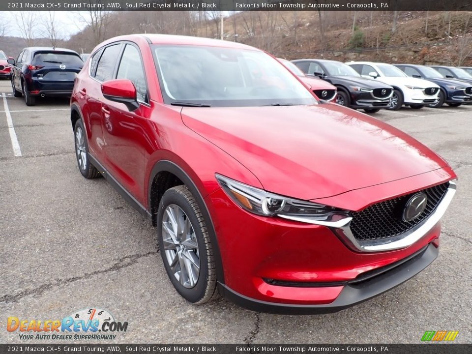 2021 Mazda CX-5 Grand Touring AWD Soul Red Crystal Metallic / Black Photo #3