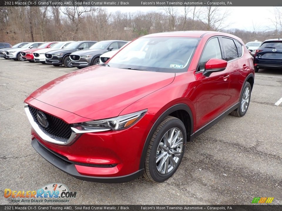 Front 3/4 View of 2021 Mazda CX-5 Grand Touring AWD Photo #5