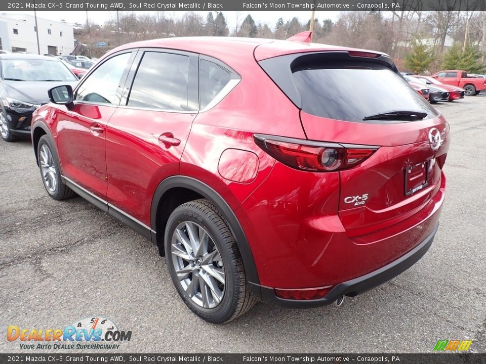 2021 Mazda CX-5 Grand Touring AWD Soul Red Crystal Metallic / Black Photo #6