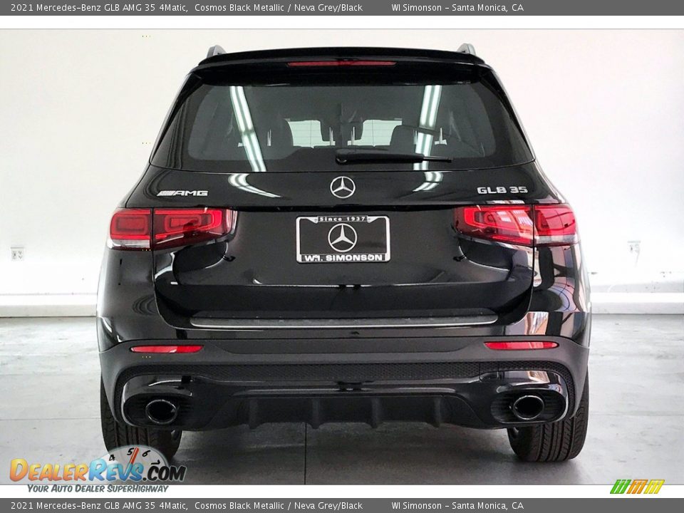 2021 Mercedes-Benz GLB AMG 35 4Matic Cosmos Black Metallic / Neva Grey/Black Photo #3
