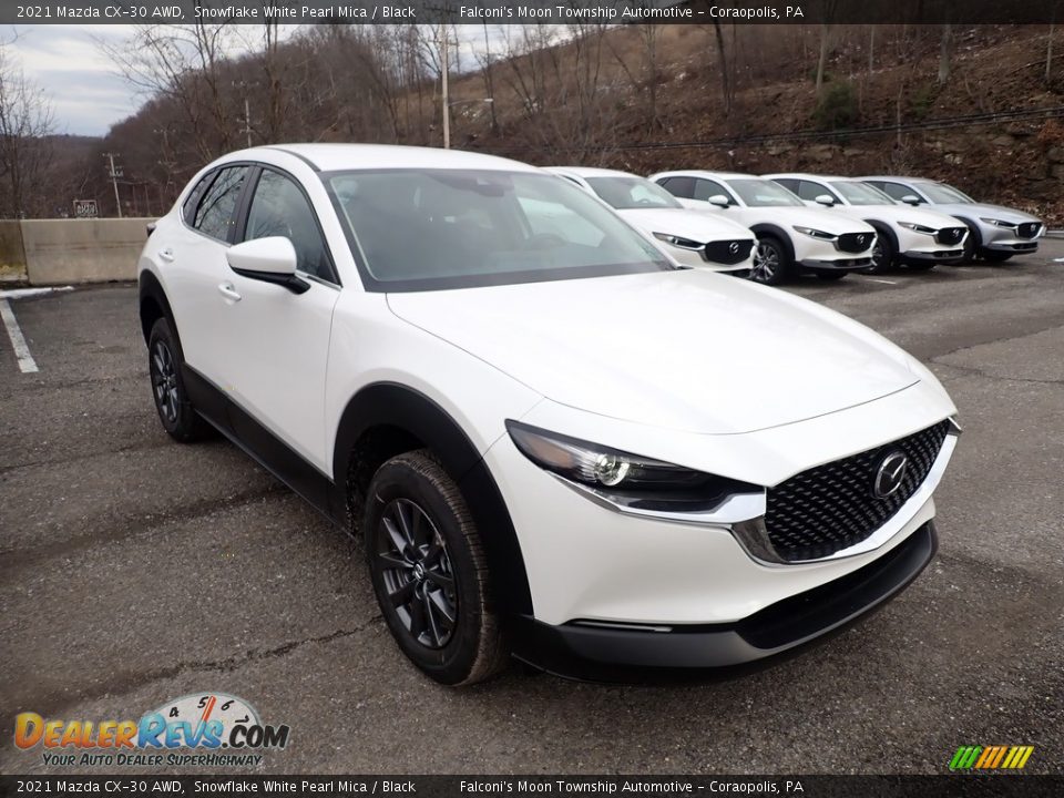 2021 Mazda CX-30 AWD Snowflake White Pearl Mica / Black Photo #3