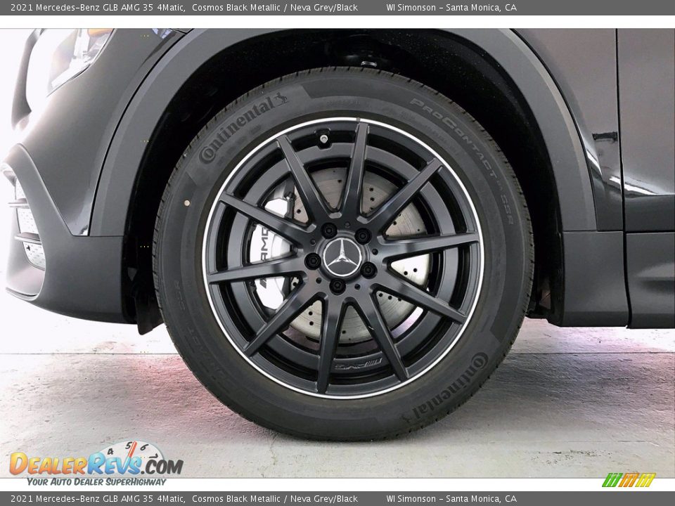 2021 Mercedes-Benz GLB AMG 35 4Matic Cosmos Black Metallic / Neva Grey/Black Photo #9