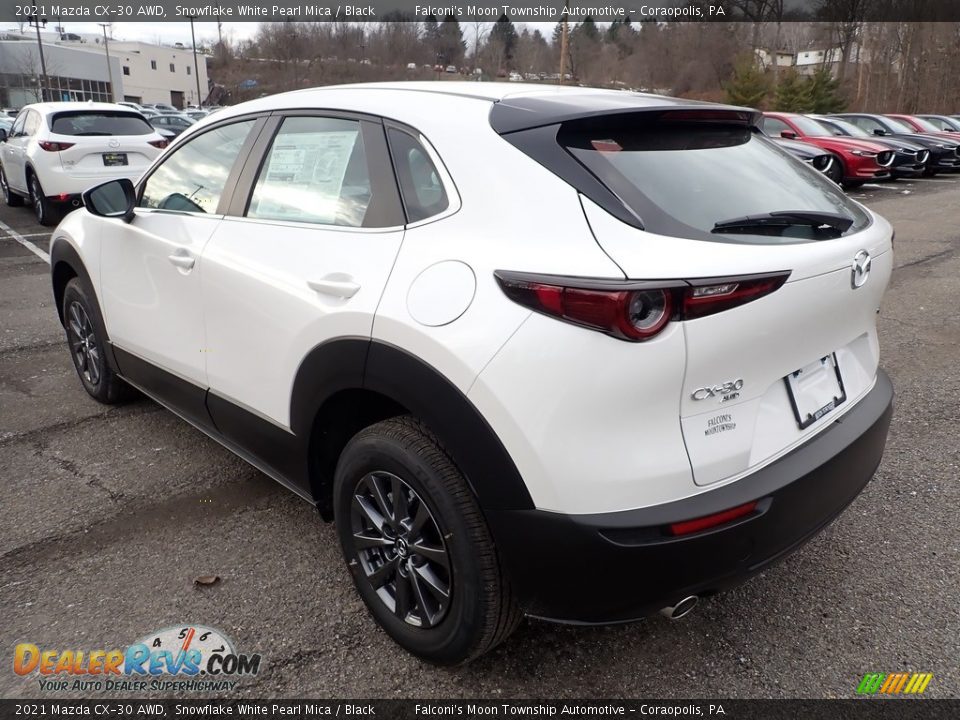 2021 Mazda CX-30 AWD Snowflake White Pearl Mica / Black Photo #6