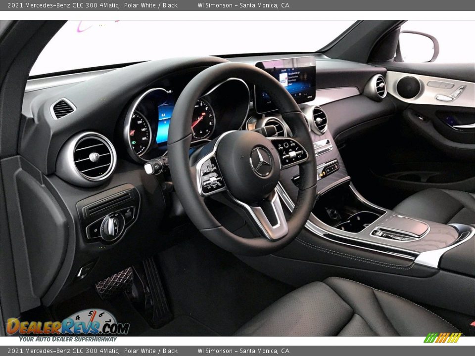 2021 Mercedes-Benz GLC 300 4Matic Polar White / Black Photo #4