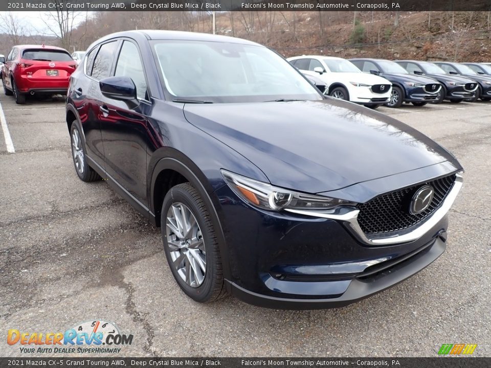 Front 3/4 View of 2021 Mazda CX-5 Grand Touring AWD Photo #3