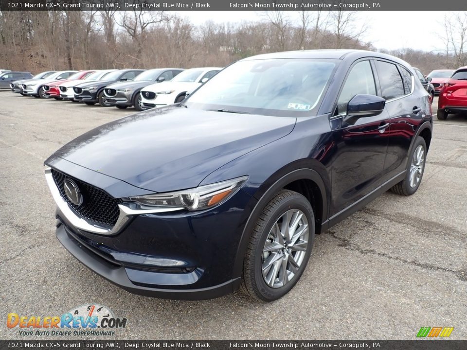 Front 3/4 View of 2021 Mazda CX-5 Grand Touring AWD Photo #5