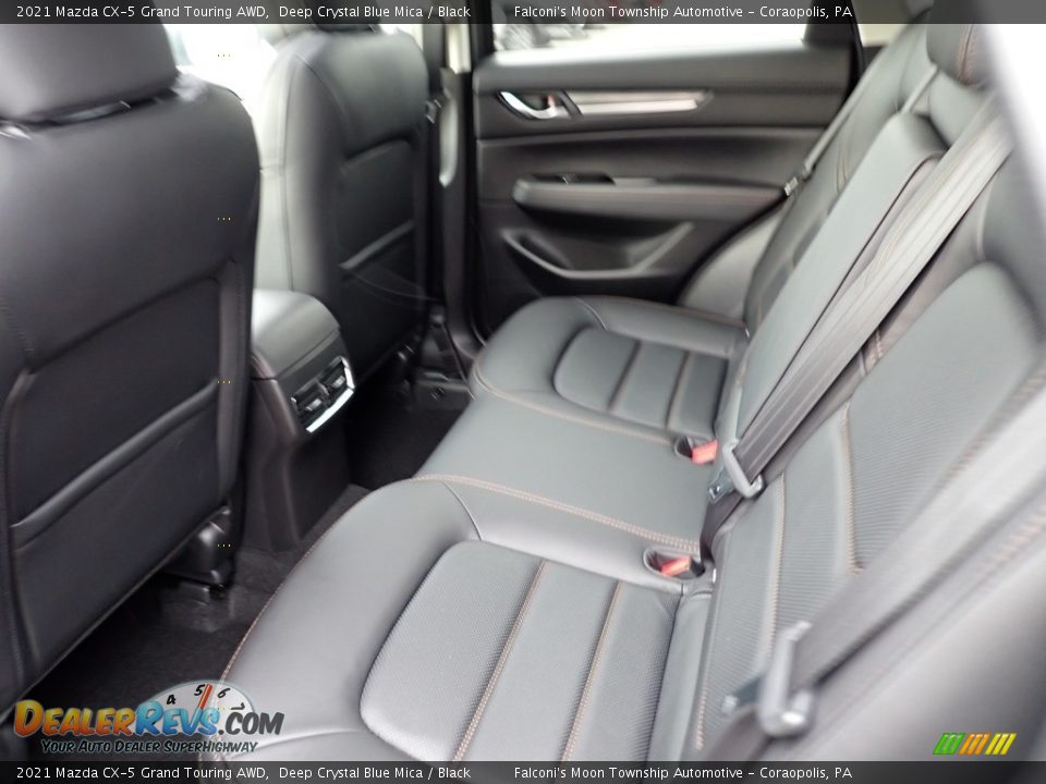 Rear Seat of 2021 Mazda CX-5 Grand Touring AWD Photo #8