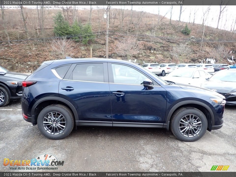 2021 Mazda CX-5 Touring AWD Deep Crystal Blue Mica / Black Photo #1