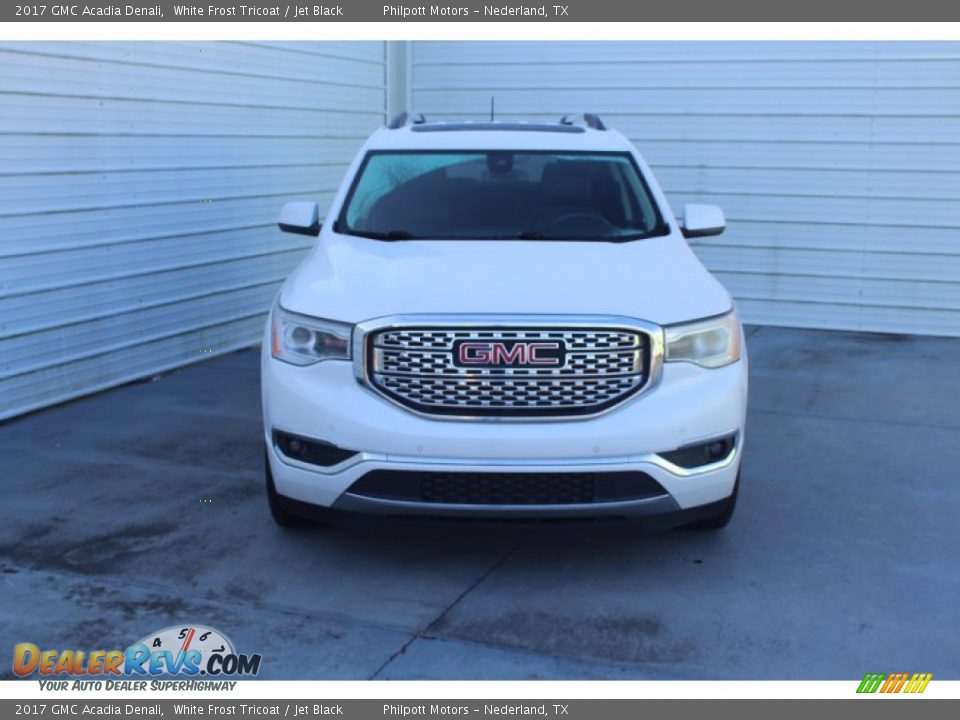 2017 GMC Acadia Denali White Frost Tricoat / Jet Black Photo #3
