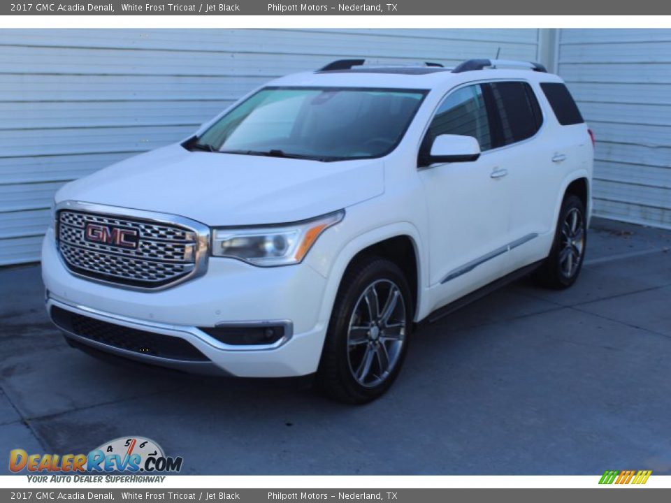 2017 GMC Acadia Denali White Frost Tricoat / Jet Black Photo #4