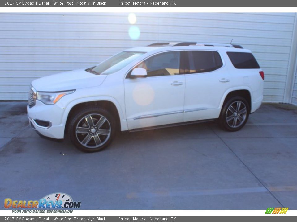 2017 GMC Acadia Denali White Frost Tricoat / Jet Black Photo #5