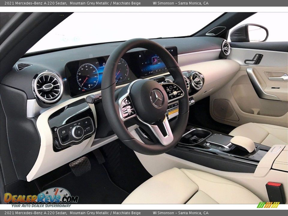 2021 Mercedes-Benz A 220 Sedan Mountain Grey Metallic / Macchiato Beige Photo #4