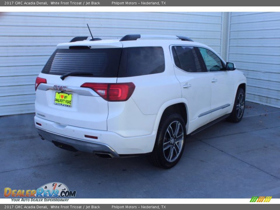 2017 GMC Acadia Denali White Frost Tricoat / Jet Black Photo #8
