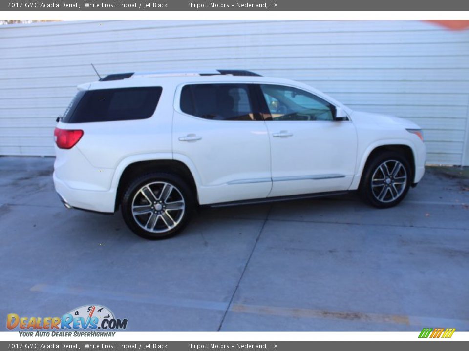 2017 GMC Acadia Denali White Frost Tricoat / Jet Black Photo #9