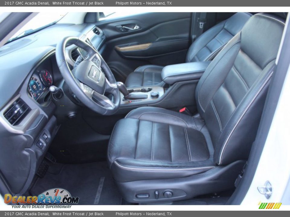 2017 GMC Acadia Denali White Frost Tricoat / Jet Black Photo #11