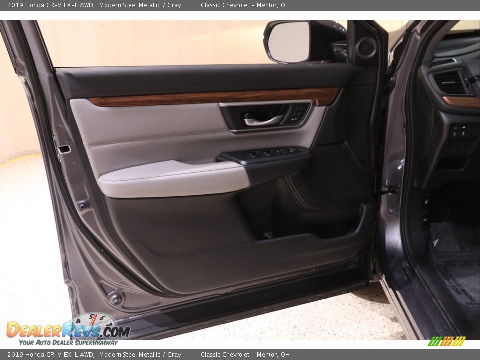 2019 Honda CR-V EX-L AWD Modern Steel Metallic / Gray Photo #4