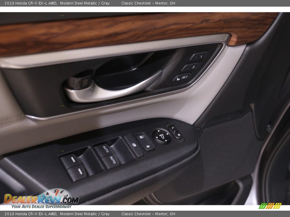 2019 Honda CR-V EX-L AWD Modern Steel Metallic / Gray Photo #5