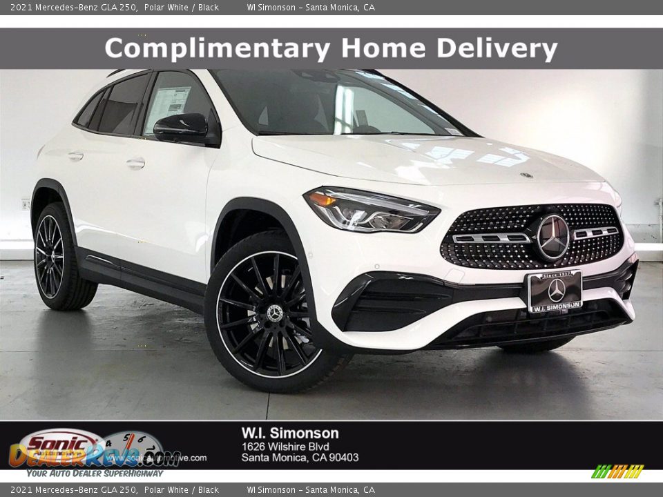 2021 Mercedes-Benz GLA 250 Polar White / Black Photo #1