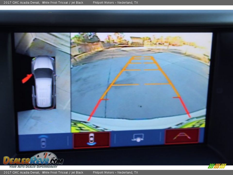 2017 GMC Acadia Denali White Frost Tricoat / Jet Black Photo #18