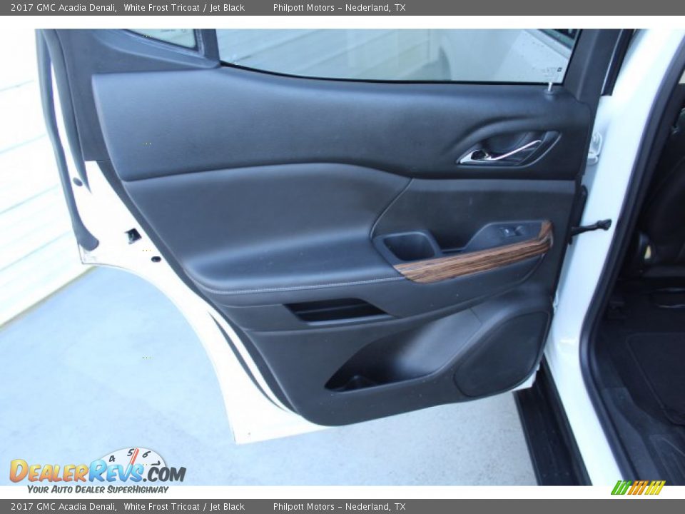 2017 GMC Acadia Denali White Frost Tricoat / Jet Black Photo #19