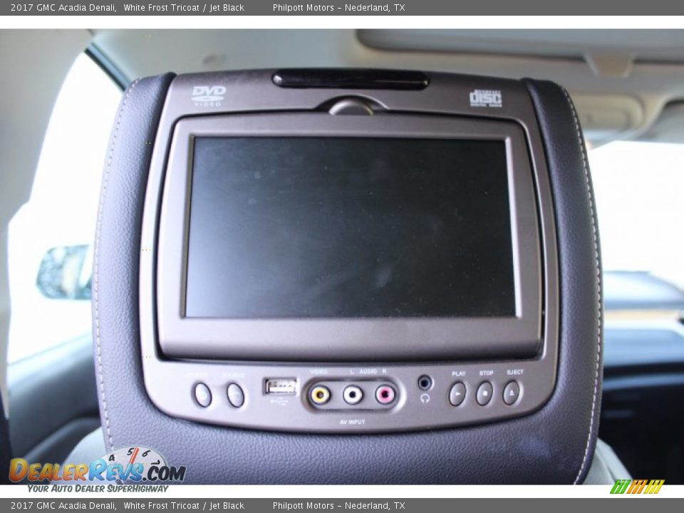 2017 GMC Acadia Denali White Frost Tricoat / Jet Black Photo #21