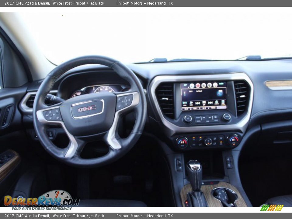 2017 GMC Acadia Denali White Frost Tricoat / Jet Black Photo #22