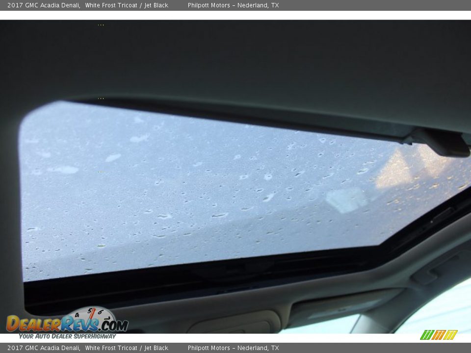 2017 GMC Acadia Denali White Frost Tricoat / Jet Black Photo #24
