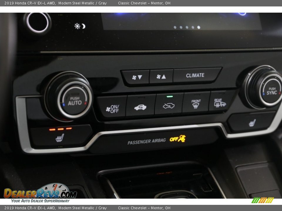 2019 Honda CR-V EX-L AWD Modern Steel Metallic / Gray Photo #20