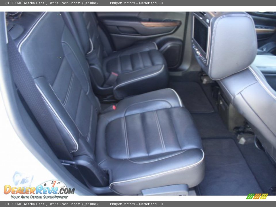 2017 GMC Acadia Denali White Frost Tricoat / Jet Black Photo #28
