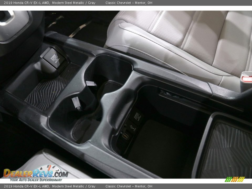 2019 Honda CR-V EX-L AWD Modern Steel Metallic / Gray Photo #23