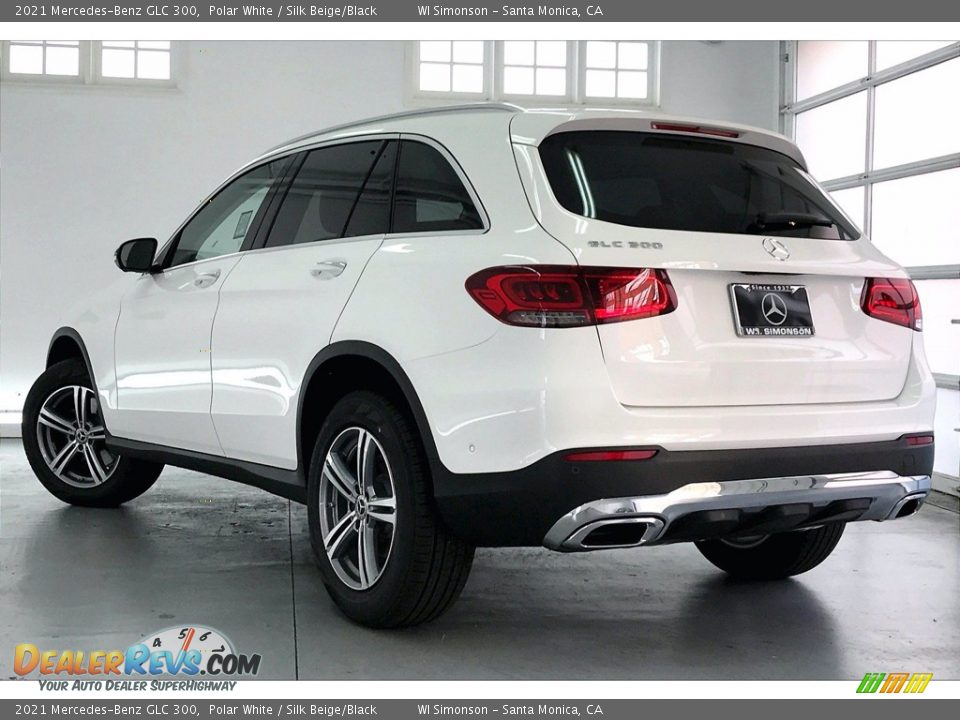 2021 Mercedes-Benz GLC 300 Polar White / Silk Beige/Black Photo #2