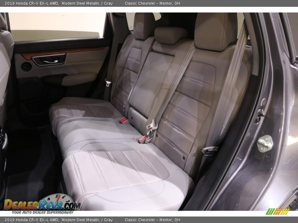 2019 Honda CR-V EX-L AWD Modern Steel Metallic / Gray Photo #27