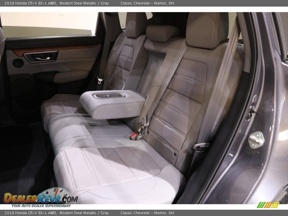 2019 Honda CR-V EX-L AWD Modern Steel Metallic / Gray Photo #28