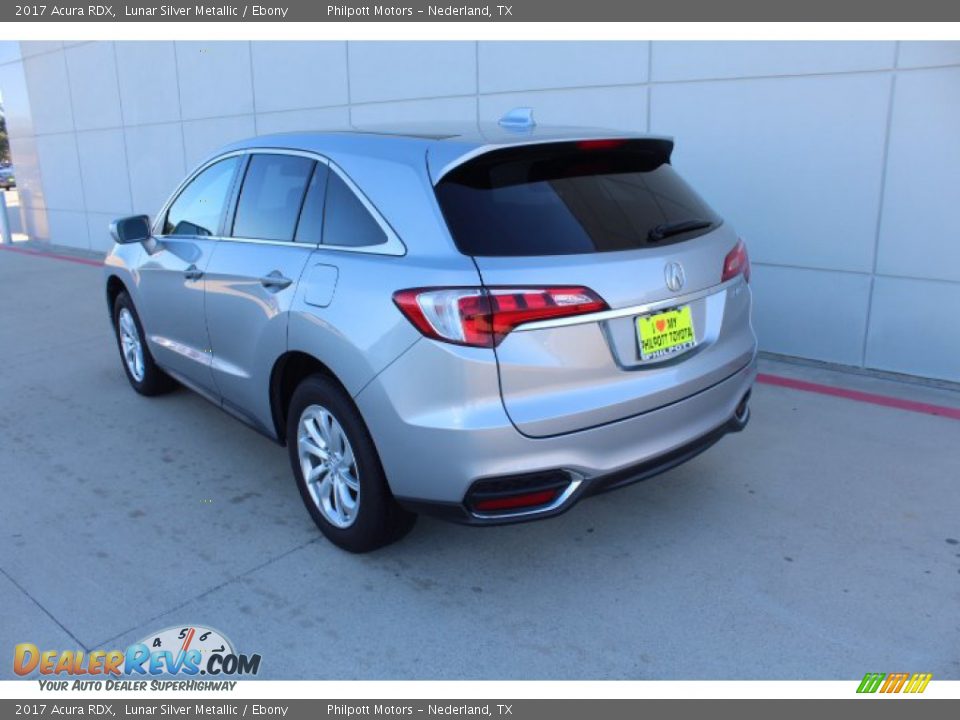 2017 Acura RDX Lunar Silver Metallic / Ebony Photo #6