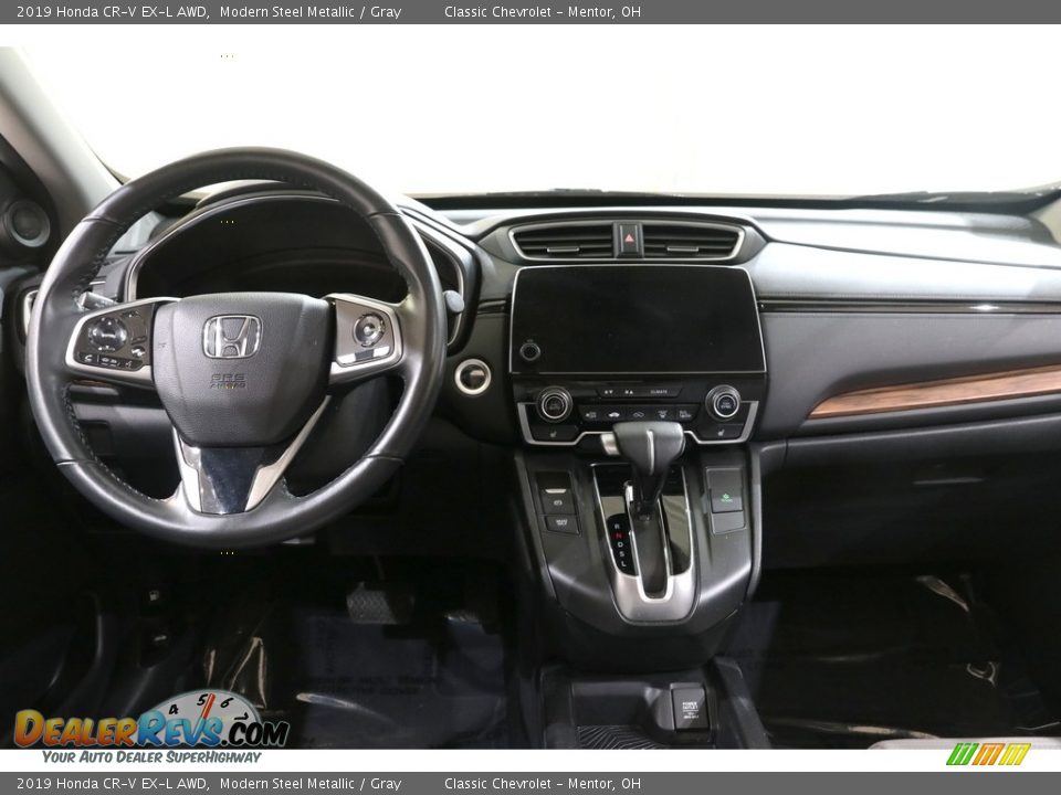 2019 Honda CR-V EX-L AWD Modern Steel Metallic / Gray Photo #29