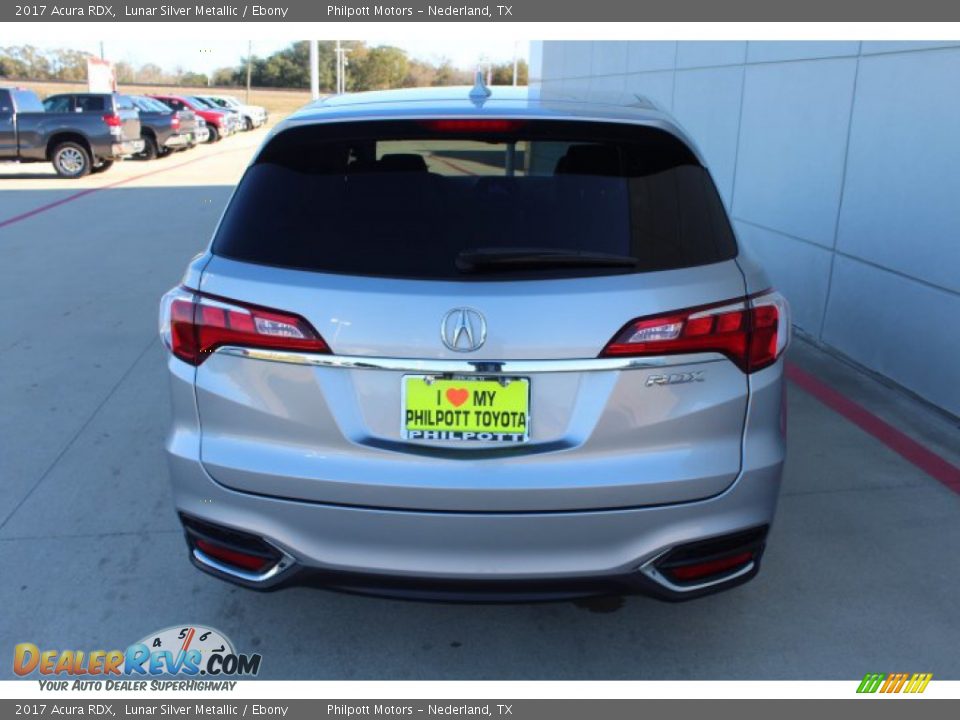 2017 Acura RDX Lunar Silver Metallic / Ebony Photo #7