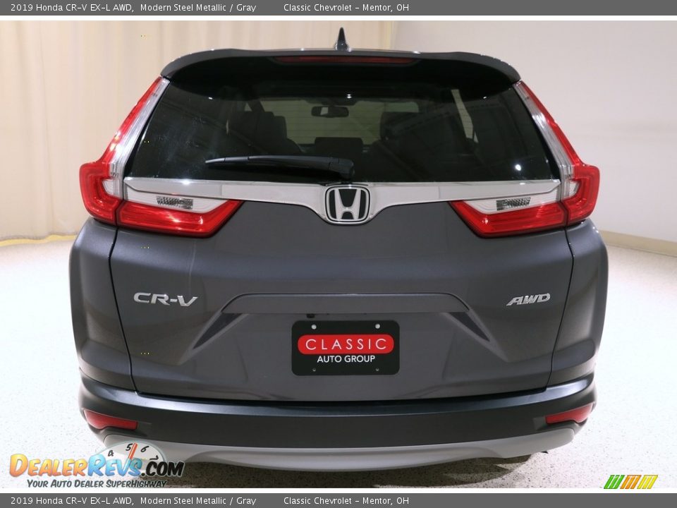 2019 Honda CR-V EX-L AWD Modern Steel Metallic / Gray Photo #30