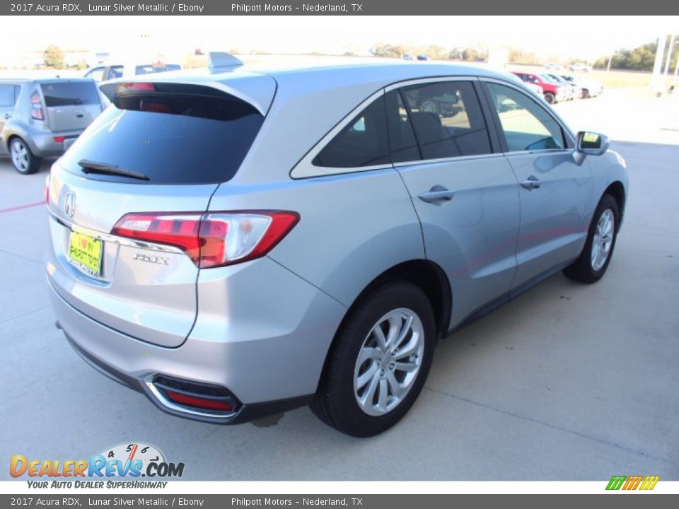 2017 Acura RDX Lunar Silver Metallic / Ebony Photo #8