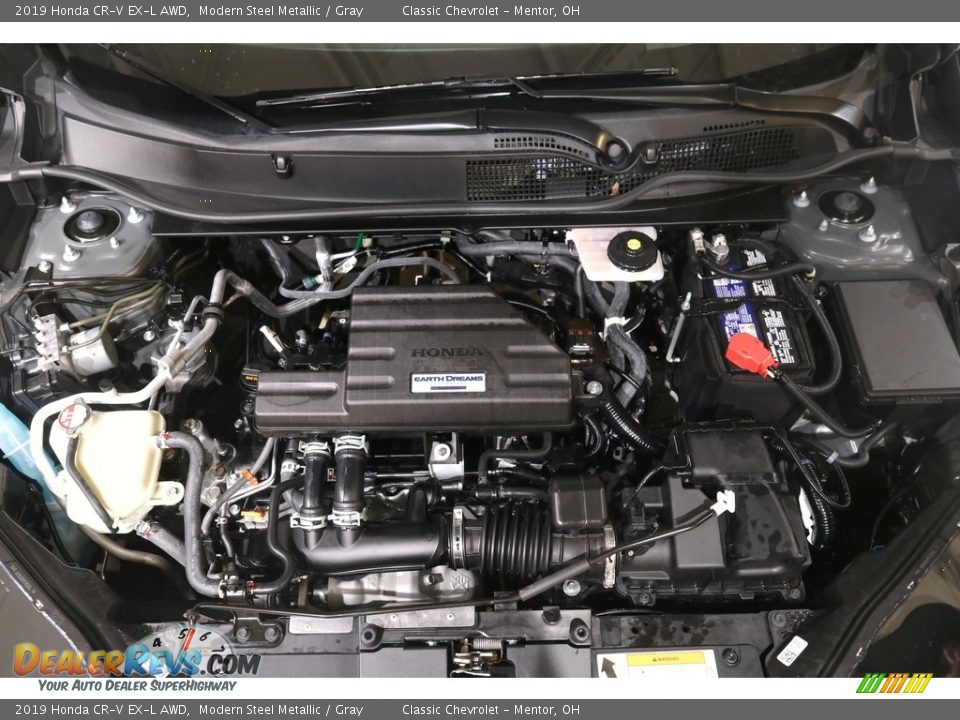 2019 Honda CR-V EX-L AWD Modern Steel Metallic / Gray Photo #31