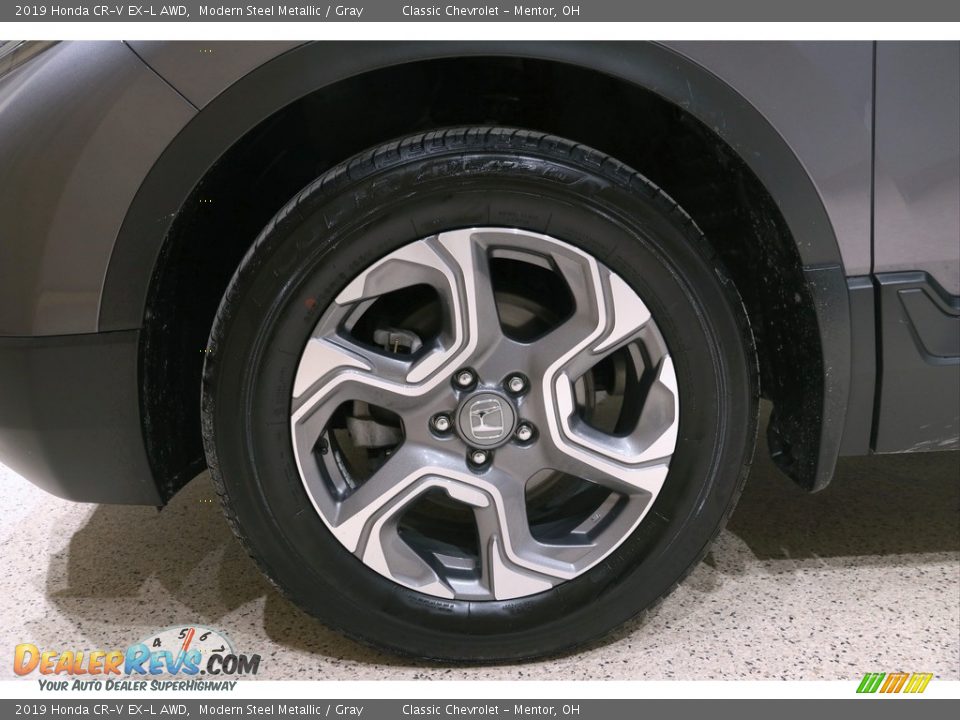 2019 Honda CR-V EX-L AWD Modern Steel Metallic / Gray Photo #32