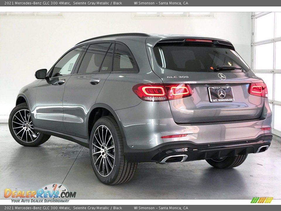 2021 Mercedes-Benz GLC 300 4Matic Selenite Gray Metallic / Black Photo #2