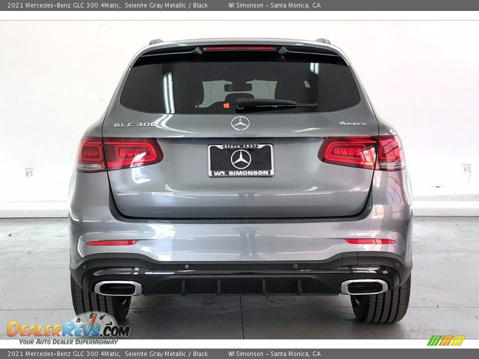 2021 Mercedes-Benz GLC 300 4Matic Selenite Gray Metallic / Black Photo #3