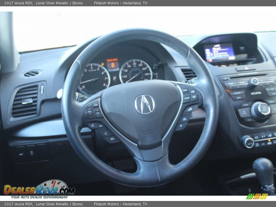 2017 Acura RDX Lunar Silver Metallic / Ebony Photo #22