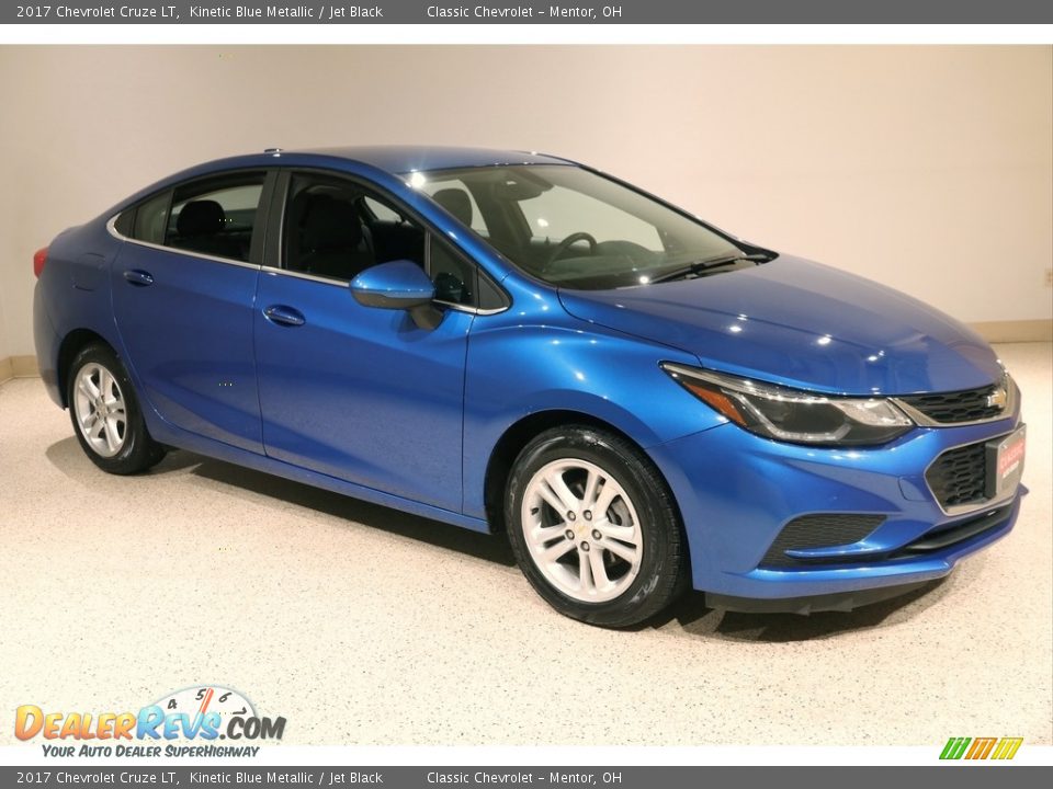 2017 Chevrolet Cruze LT Kinetic Blue Metallic / Jet Black Photo #1