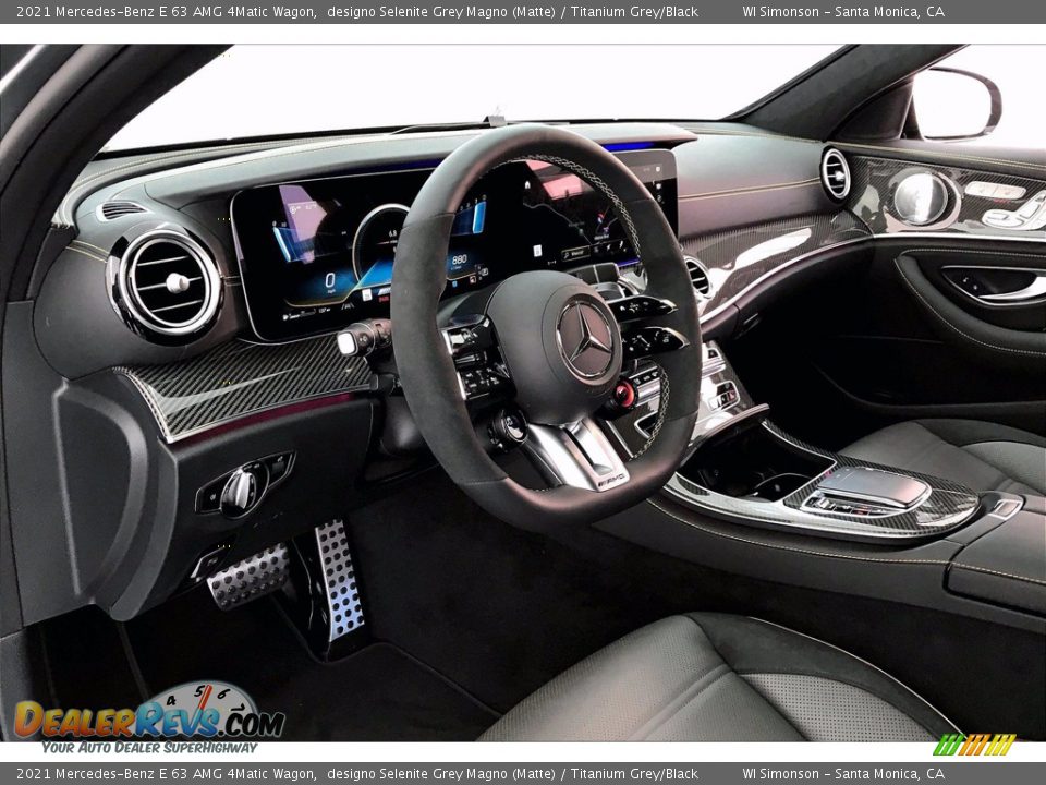 Titanium Grey/Black Interior - 2021 Mercedes-Benz E 63 AMG 4Matic Wagon Photo #4