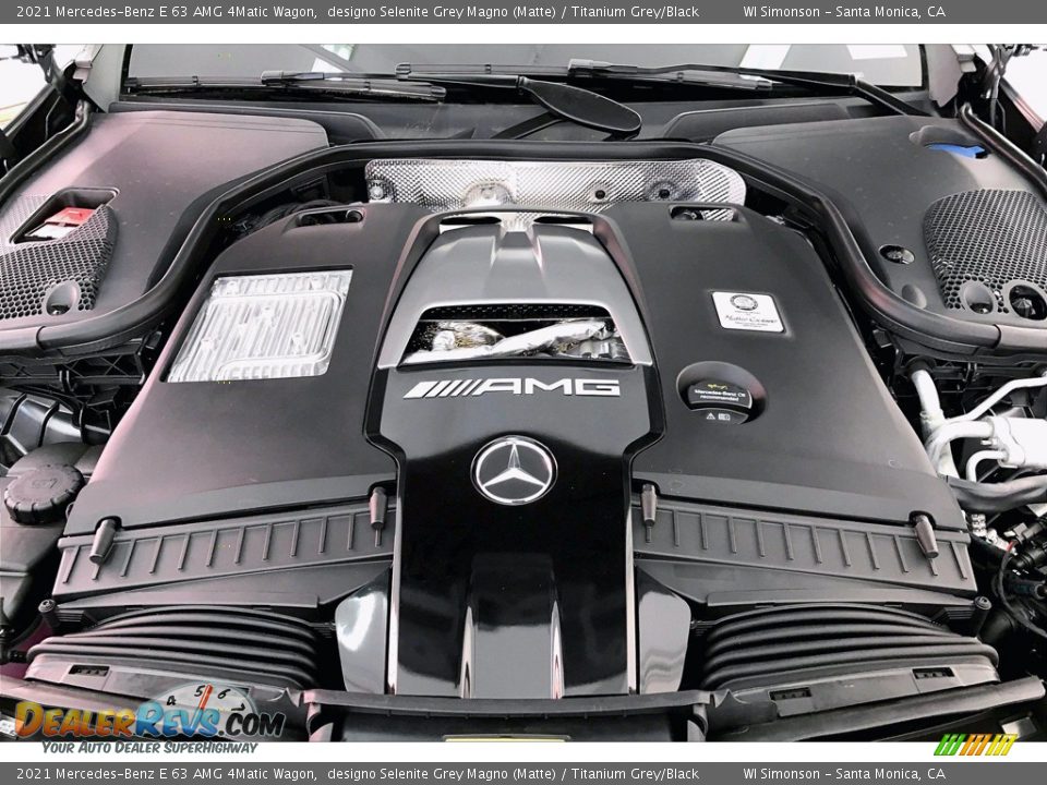 2021 Mercedes-Benz E 63 AMG 4Matic Wagon 4.0 Liter biturbo DOHC 32-Valve VVT V8 Engine Photo #8