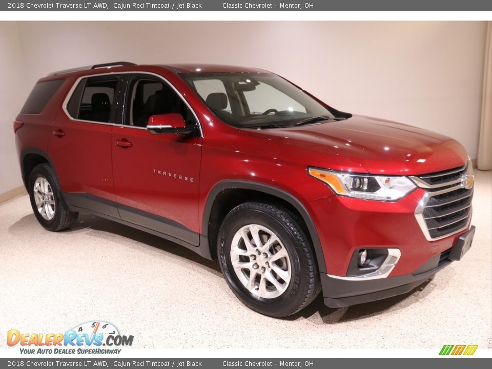 2018 Chevrolet Traverse LT AWD Cajun Red Tintcoat / Jet Black Photo #1