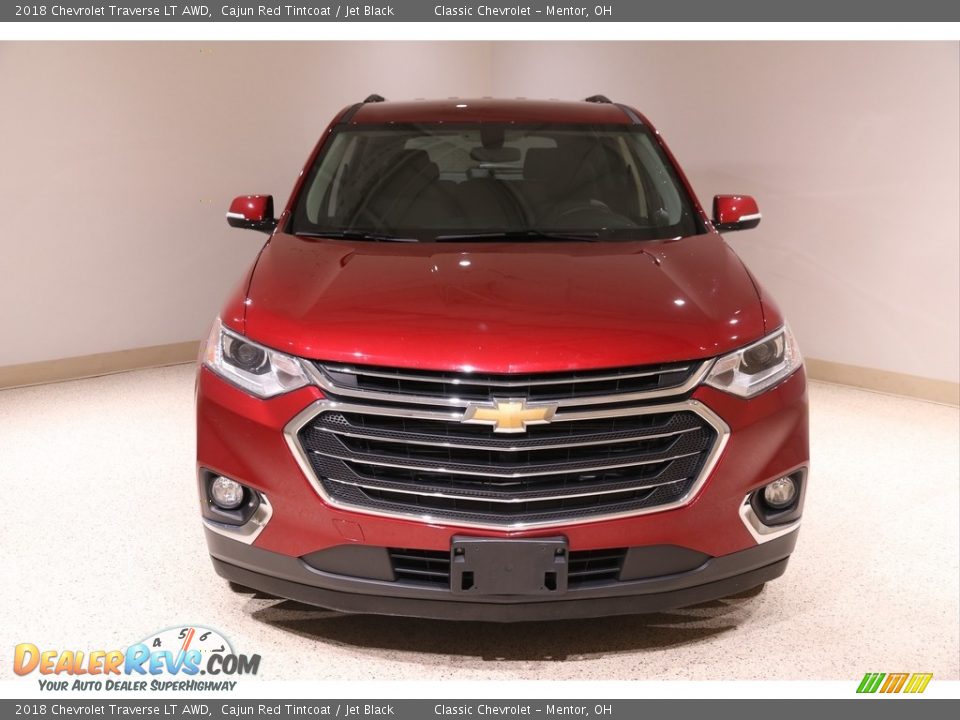 2018 Chevrolet Traverse LT AWD Cajun Red Tintcoat / Jet Black Photo #2