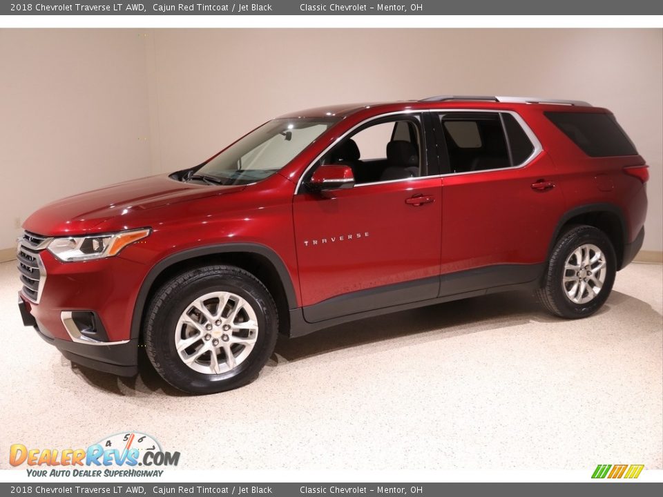 2018 Chevrolet Traverse LT AWD Cajun Red Tintcoat / Jet Black Photo #3