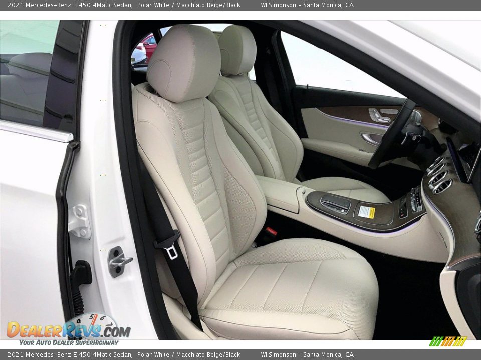 Macchiato Beige/Black Interior - 2021 Mercedes-Benz E 450 4Matic Sedan Photo #5